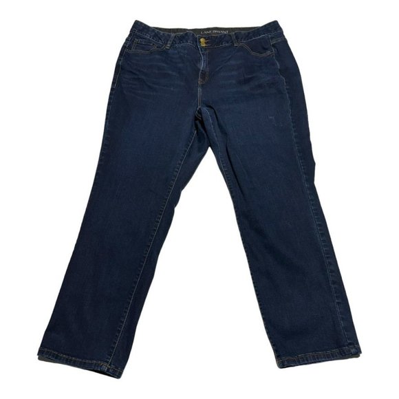 Layne Bryant Straight Cut Jeans Size 22 Short Blue - Picture 2 of 11